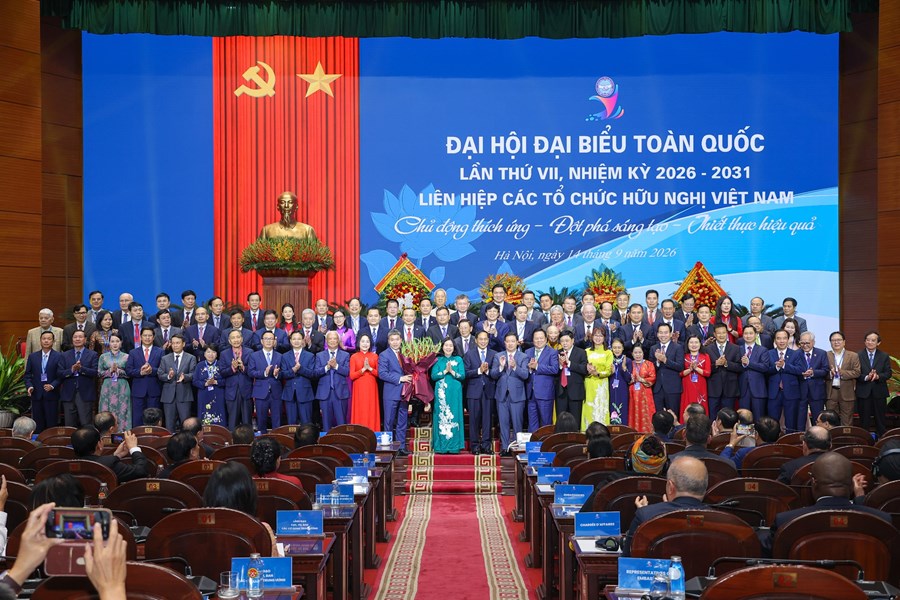 Đại hội đại biểu toàn quốc lần thứ VII, nhiệm kỳ 2026–2031  Liên hiệp các tổ chức hữu nghị Việt Nam