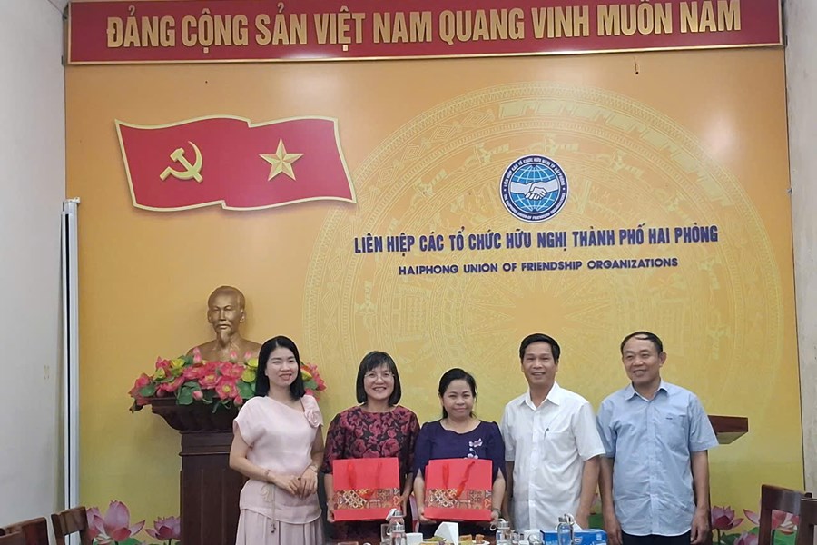 Liên hiệp Hải Phòng – Cần Thơ trao đổi kinh nghiệm nâng cao hiệu quả đối ngoại nhân dân