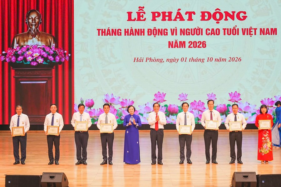 Phát động Tháng hành động vì người cao tuổi Việt Nam năm 2026 tại Hải Phòng