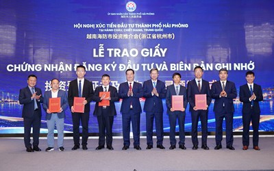 Thành phố Hải Phòng xúc tiến đầu tư tại thành phố Hàng Châu, tỉnh Chiết Giang, Trung Quốc